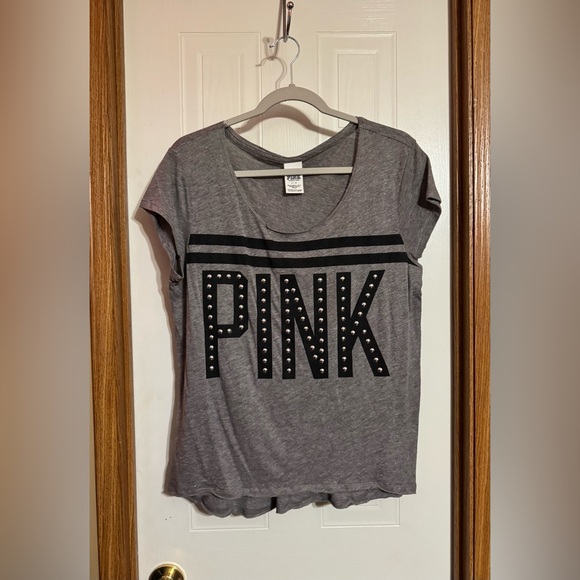 PINK Victoria's Secret Tops - 🖤vs pink Victoria secret studded shirt
